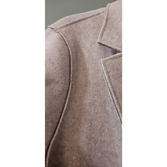 ONLY Womens Coat Jacket Size Small Light Purple Button Closure Slit Pockets - Picture 4 of 8